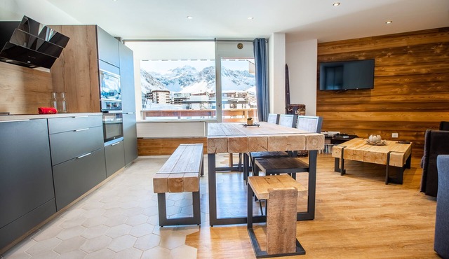 Superb apartment close to the slopes of Lavachet, ideal location!