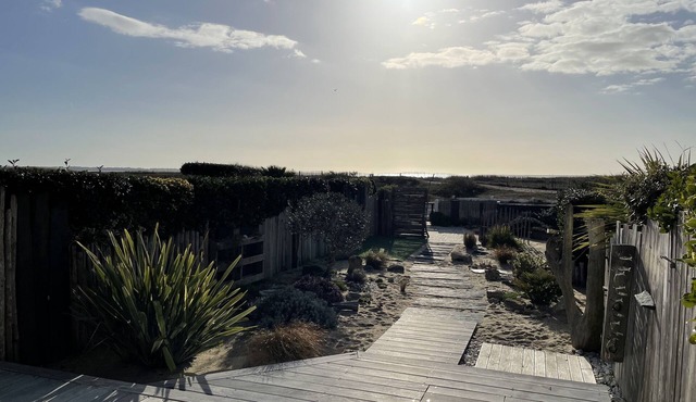 Superb apartment with garden "feet in the water".