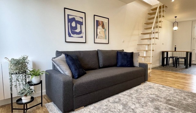 Superb apartment with Fiber WiFi and parking in charming Chartres