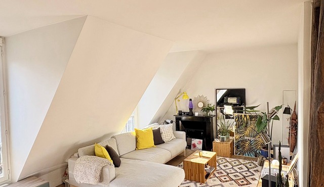 ✨ Superb bright apartment under the roofs of Paris ✨