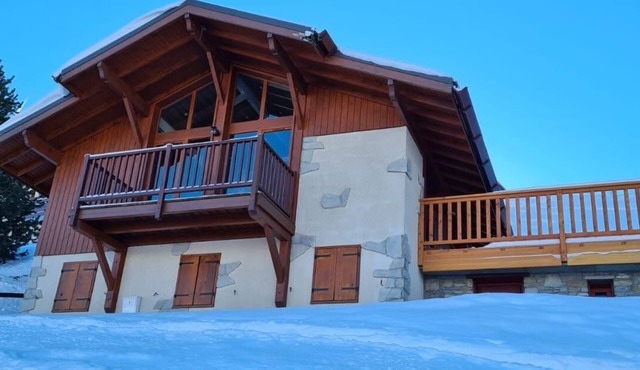 Superb chalet * resort La Plagne-Montalbert ski in/ski out
