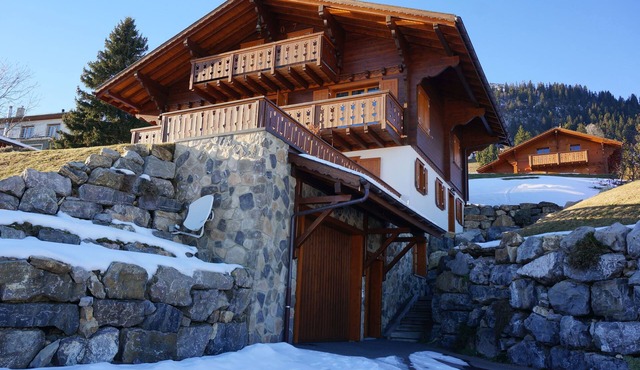 Superb chalet, stunning views, close to lifts and all services.