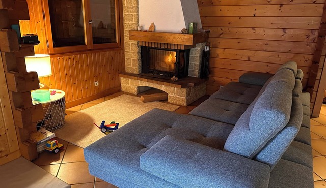 Superb chalet with fireplace and breathtaking view of the hamlet