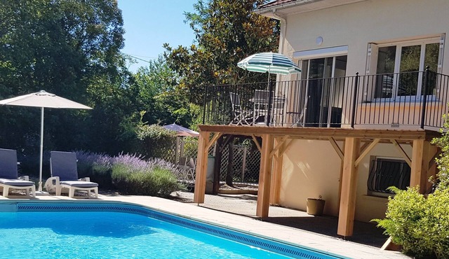 Superb contemporary 2 bedroom villa with private pool and huge gardens.