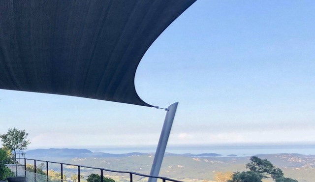 Superb house, pool and terraces overlooking porto vecchio, exceptional view.