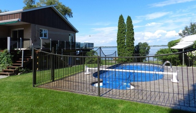 Superb luxury property with private beach