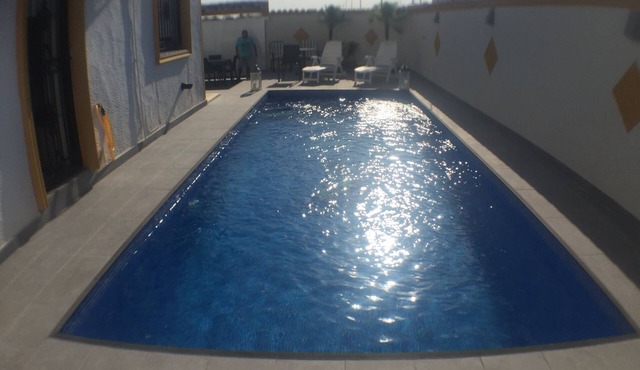 Superb private pool house between sea and mountains, calm and relaxation assured