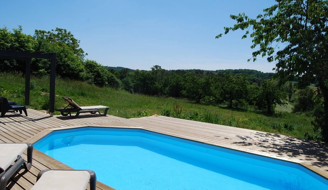 Superb stone cottage, recently renovated, with private heated pool and garden