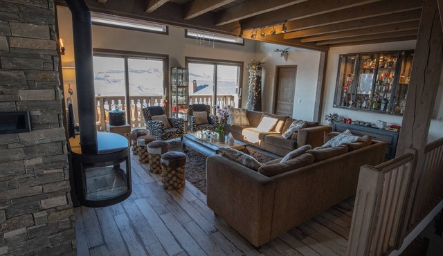 Superb ski in ski out chalet with 8 bedrooms