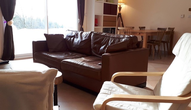 Superb south-west facing duplex of 95 m2 in the heart of Haut Jura (39).