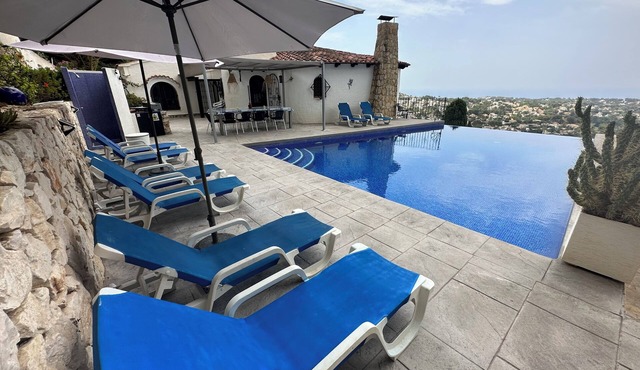 SUPERB SWIMMING POOL VILLA 180 ° SEA VIEW VALENCIA ALICANTE MORAIRA