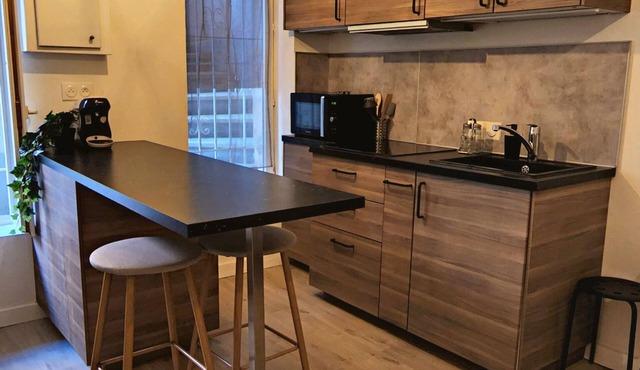 Superb t1bis near city center and metro