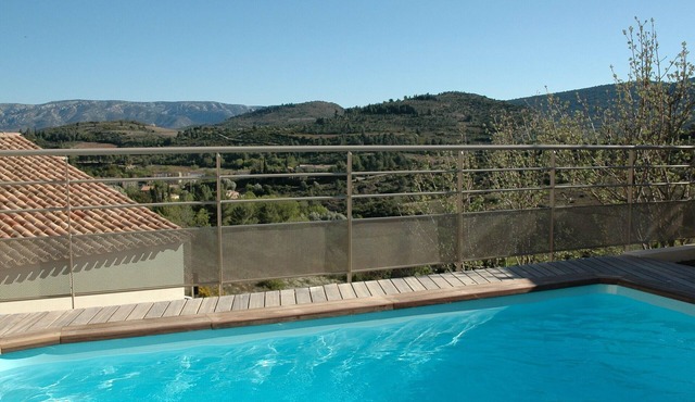 Superb villa for 4 with secluded terrace, private pool and magnificent views.