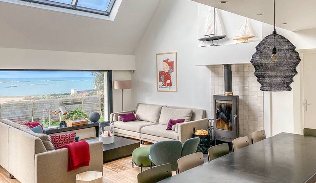 Superb villa in Trébeurden for 11 people with sea view, garden and WIFI