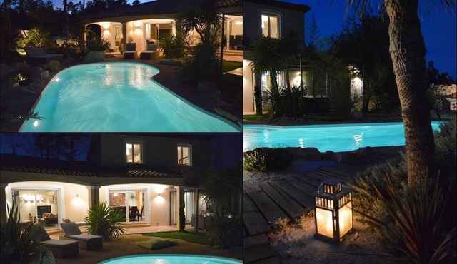 Superb villa with all comforts, not overlooked, swimming pool, garden, center of Provence