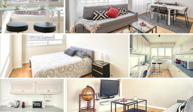 Superbe Apart 2 rooms lumineaux parking Casa Lyon