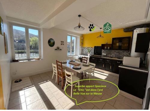 Superbe appart rénové vue sur Meuse Le Chic dans le pré