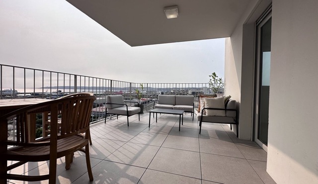 Superbe Appartement en Résidence Avec vue sur mer et Coucher de Soleil