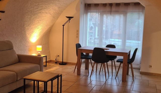 superbe appartement voûté aménagé avec soin pour accueillir jusqu’à 6 voyageurs