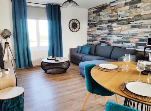 Superbe apt cosy à 500m de la plage pour 4 pers