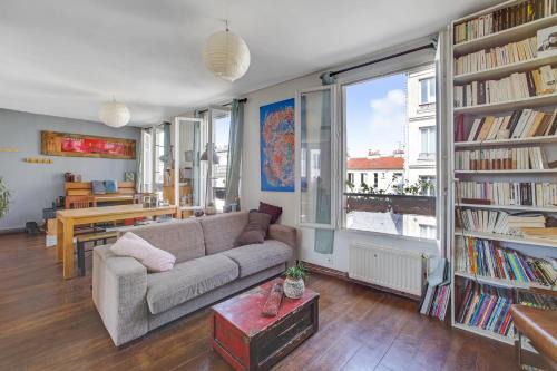 SUPERBE DUPLEX avec JARDIN PARTAGE à PARIS MENILMONTANT