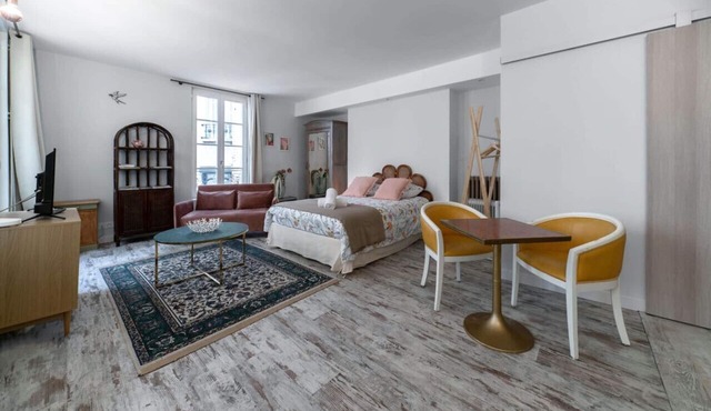 Superbe studio avec terrasse dans immeuble classé