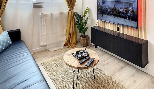 Superbe studio cosy rénové centre-ville 2 pers