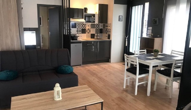 Superbe Studio Esprit Loft Proche de la Plage