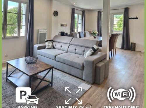 Superbe, T3 spacieux 78 m2, Neuf, Parking, Balcon