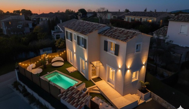 Superbe Villa à Thème "tropical" Avec Piscine Entre le Verdon et Saint Tropez