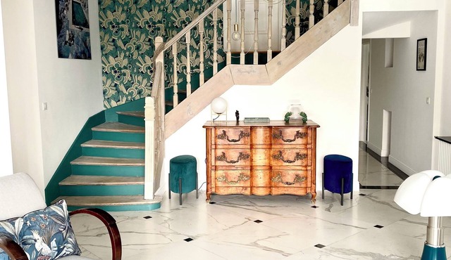 Superbe Villa,4 Chambres,3 Salles de Bain, Piscine,cannes Centre, Idéal Famille