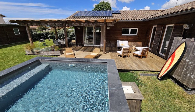 Superbe Villa Avec Piscine à 9km de L'océan
