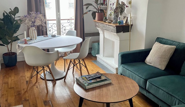 Superhost - Charming 1 bedroom flat in Paris - Central, cozy & Parisian style