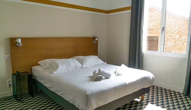 Superior Double Room with View at the Hotel La Maison des Ocres