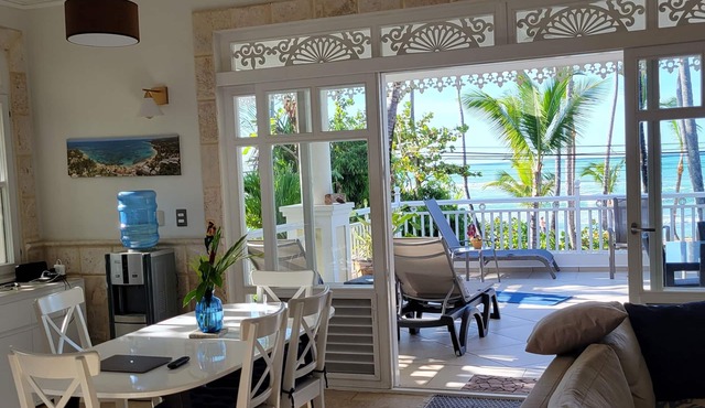 Superior Oceanfront Condo - Walk to the Very Best of Las Terrenas - See Reviews!