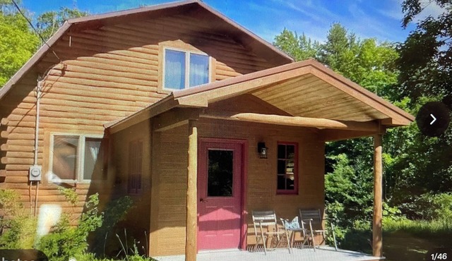 Superior Pines Farm Log Cabin w/Snowmobile Access, Near Beach, Sleeps 9