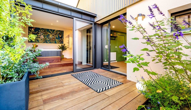 Sur Le Banc "maison et Spa Heol" Jacuzzi et Sauna à 50 Mètres de la Baie