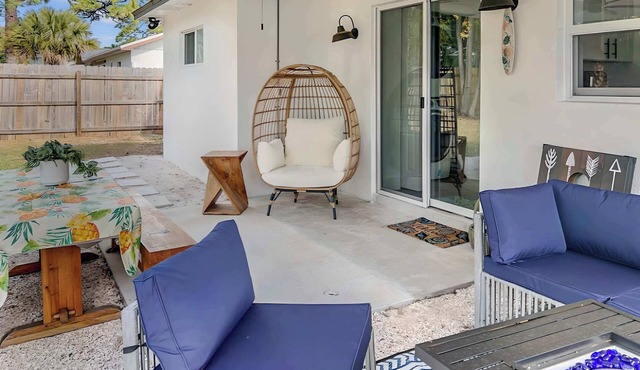 Surf Chic 3br, Firepit, Boating, Fishing, Beaches