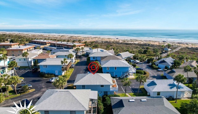 Surf Crest Village 33 - 3 Bed, 2 Bath Cottage with Ocean View from 2nd Story.