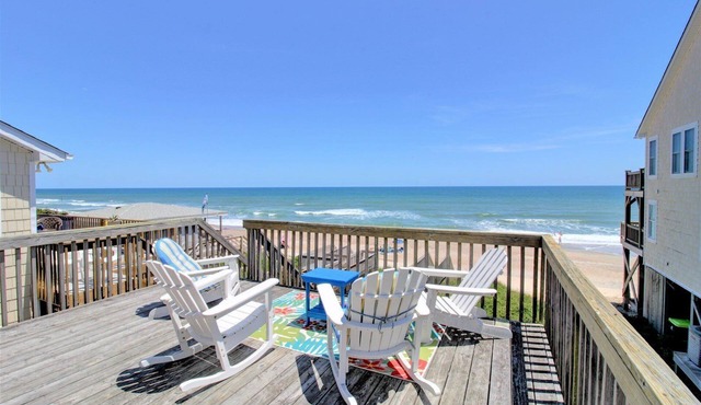 Surf Monkeys: A stunning 5-bedroom oceanfront home in Surf City, NC.