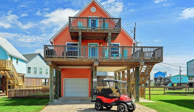 🌴Surfside paradise #2-amazing views, golf cart🌴