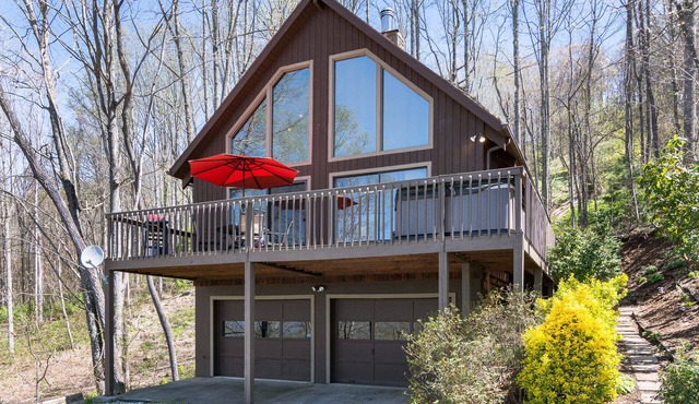 Suzie's Luxury Cabin Asheville HOT TUB VIEWS nr BILTMORE. Privacy.