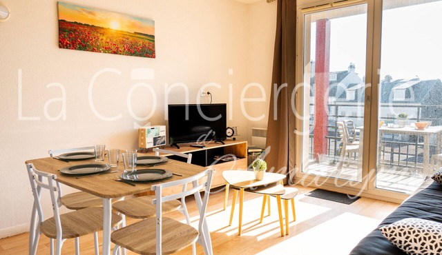SVC 13 - Bel appartement proche mer avec balcon