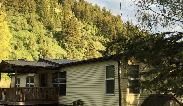 Swan Valley Palisades Creek Retreat. Enjoy the creek right out your front door!