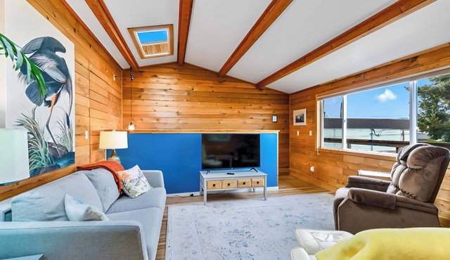 Sweeping view of Birch Bay from 2nd story apt.