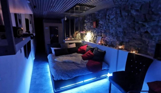 Sweet Loft Grenoble-love Room Avec Jacuzzi & Sauna