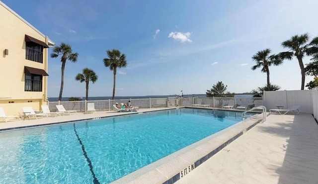 Sweet Water Stay - 2 bedroom, 2 bath, condo with fishing dock and heated pool!
