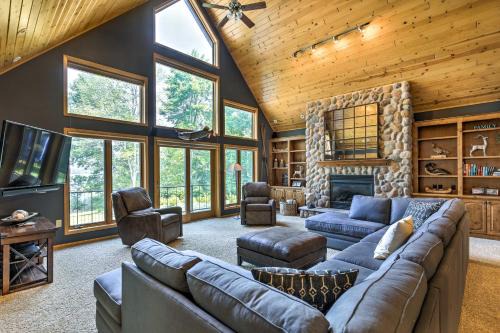 Swim, Hike, Relax Lakefront Hayward Home with Deck!