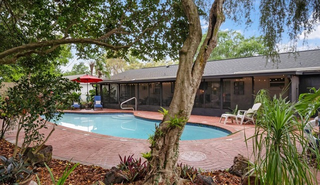 SWIM! Pool Paradise - close to Orlando/Tampa/St Pete - Cozy & Modern