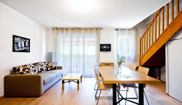Swimming pool, terrace, balcony, parking, tv, ski locker, 34m², Ax-Les-Thermes